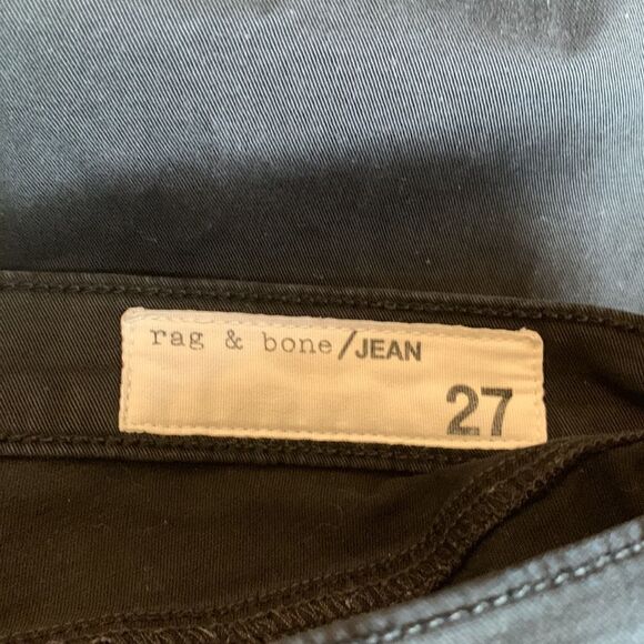 Rag & Bone black 5 pocket skinny jeans Size 27 - Picture 6 of 7